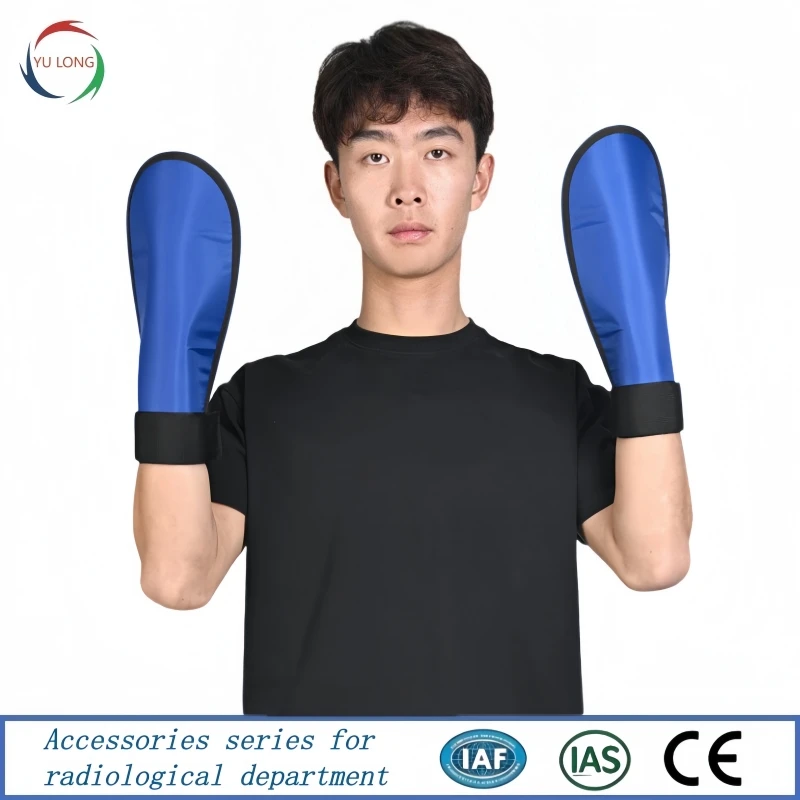 X-Ray radiation protective lead gloves CT radiology vet clinic industrial NDT non-slip anti-radiation safety lead hand guards