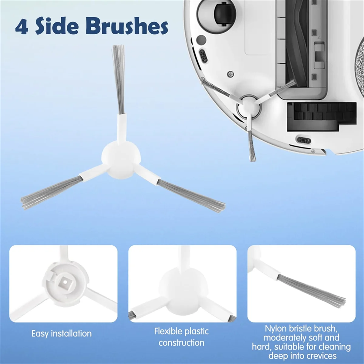 مجموعة الملحقات لـ Dreame L10S Ultra /L10 Ultra جهاز آلي لتنظيف الأتربة فرشاة جانبية رئيسية مرشحات HEPA وسادات ممسحة أكياس الغبار # قادرة على