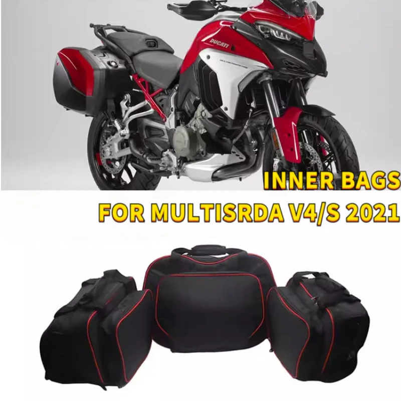 

Для DUCATI MULTISTRADA V4 V4 S 2021, новый мотоциклетный расширяемый верхний чехол, сумки-вкладыши, седельные сумки, внутренние сумки Sidecase