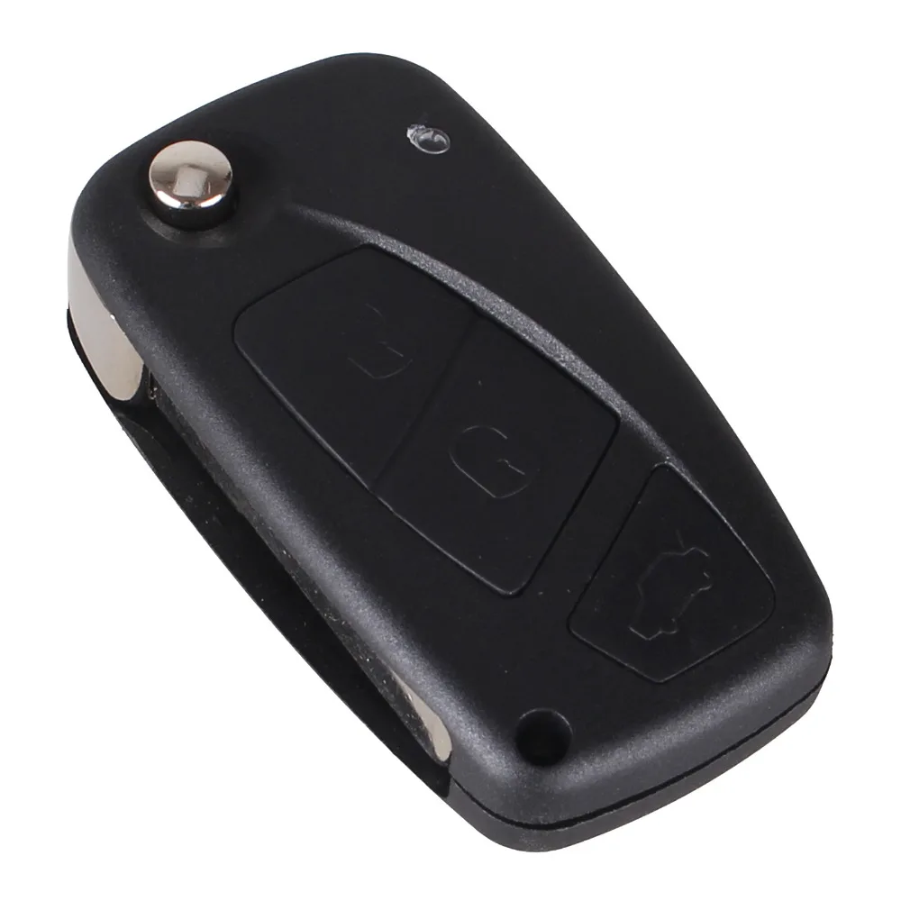 KEYYOU New 3 button 3 BTN For FIAT 3 button Punto Ducato Stilo Panda Flip Folding Remote Car Key Shell Case Cover SIP22 blade