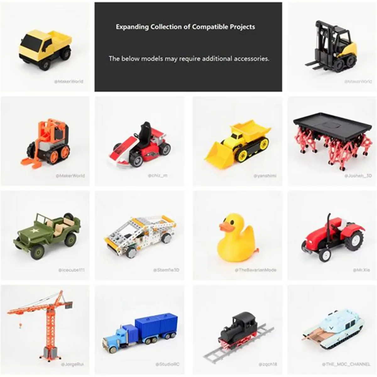(A75T) CyberBrick Hardware Kit for Bambu Lab Creator Program Modular Programmable Hardware Beginner Kit 3D Printer Accessories