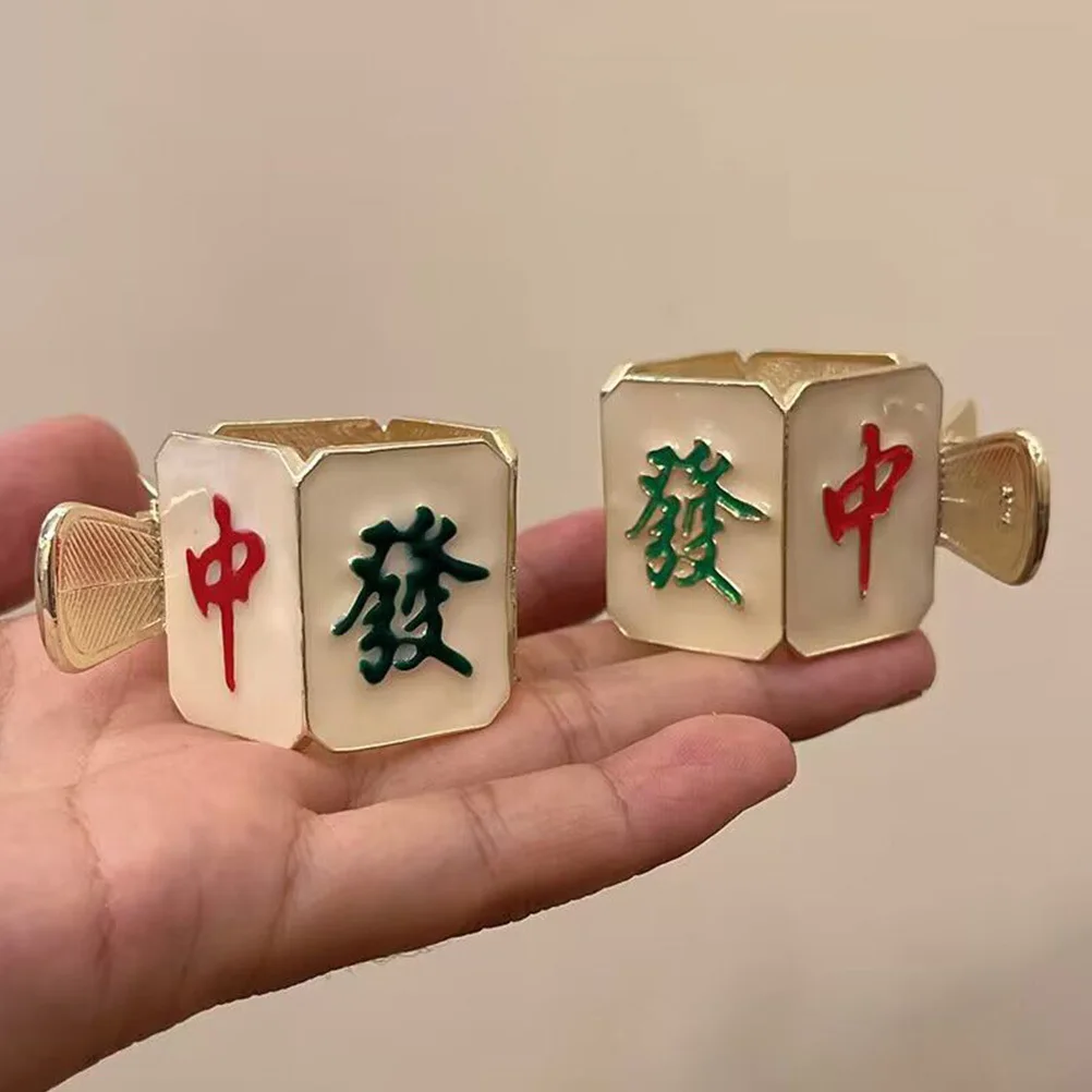 Chinesische Mahjong-Haarnadel, kleine Klaue, kreatives Mahjong-Design, leichte Haarspange, Festival, Party, Haarschmuck