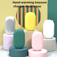 Winter mini cartoon cat ear hand warmer portable pocket charger power Bank 2 in1 USB rechargeable pocket 5000mAh electric heater