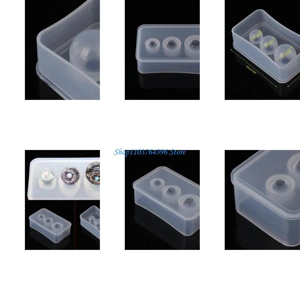 

Силиконовая форма для зеркала, изготовления ювелирных изделий своими руками, Вселенная, шар, УФ-смола, декор для торта