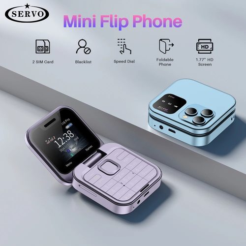 SERVO I16 Pro MIni Fold Mobile Phone 2G GSM Dual SIM Card Speed Dial Video Player Magic Voice 3.5mm Jack FM Small Flip Cellphone - View 1 SERVO I16 Pro MIni Fold Mobile Phone 2G GSM Dual SIM Card Speed Dial Video Player Magic Voice 3.5mm Jack FM Small Flip Cellphone - View 1
