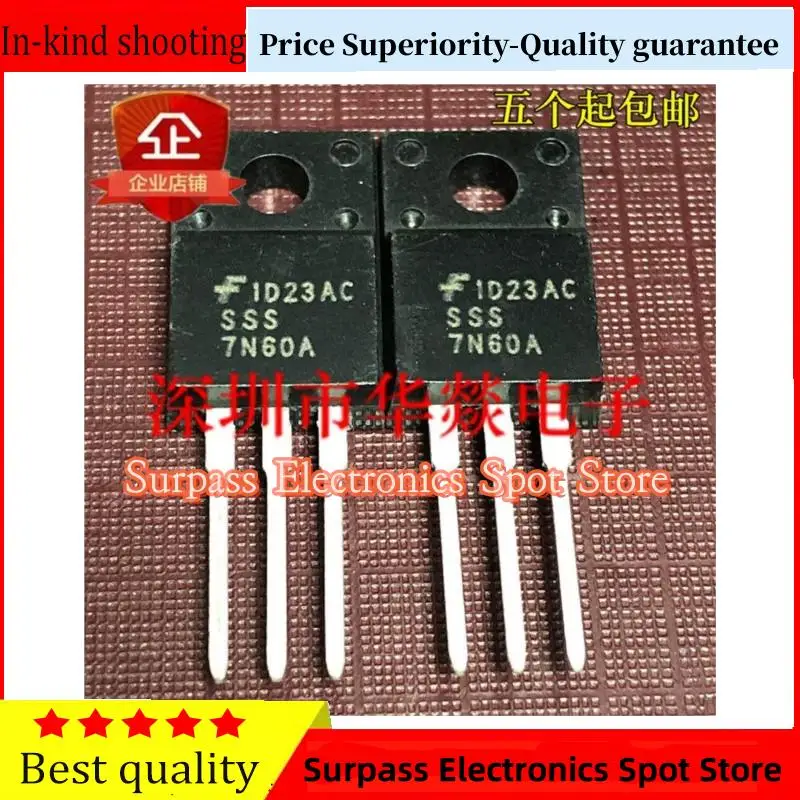 10PCS-100PCS  SSS7N60A  TO-220F 600V 4A   Price Superiority-Quality guarantee