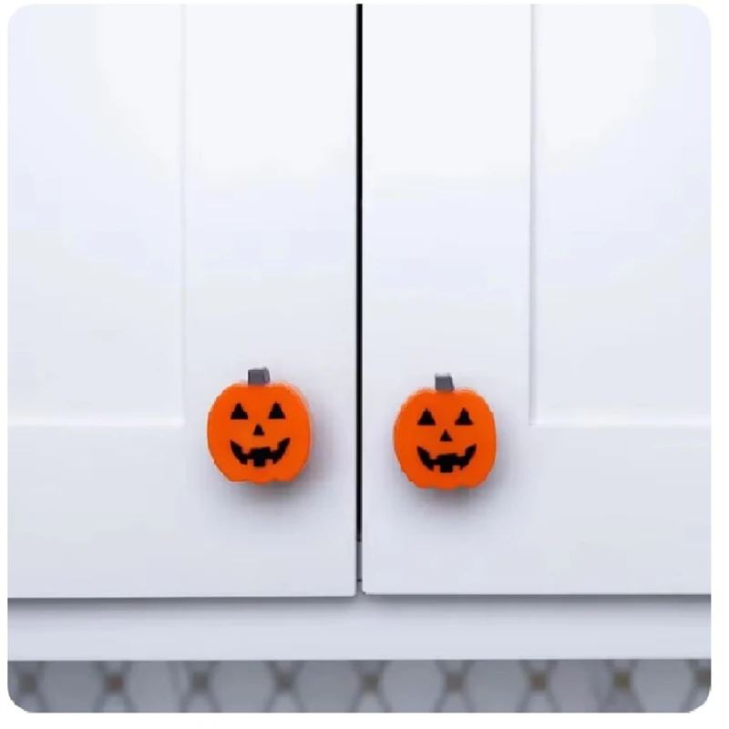 AB15-Pumpkin Cabinet Handle Dresser Hand Cover Reusable Dresser Drawer Handle Drawer Handle Is Elegantly Decorated