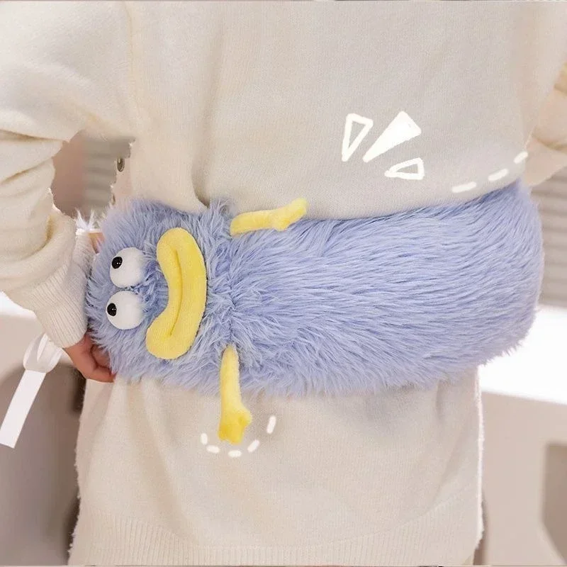 

Cute Cartoon Long Hot Water Bottle Bag with Detachable Cover Super Long Rubber Hot Water Bottle Waist Hand and Foot Warmer