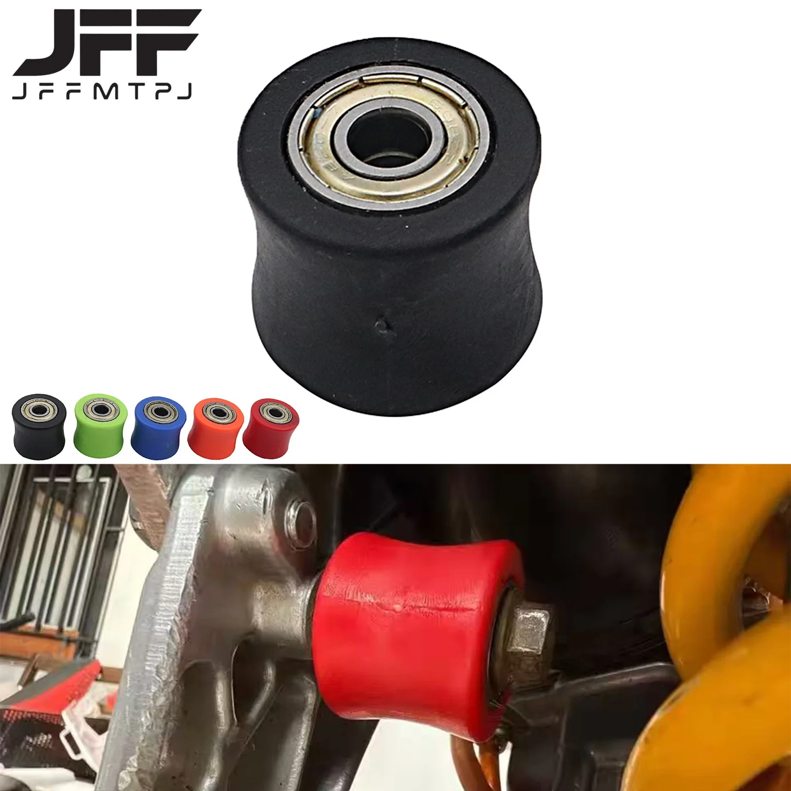 Motorcycle Motorbike 8mm or 10mm Chain Roller Tensioner Pulley Wheel Guide for XR CR CRF 125 250 450 Pit Pro Dirt Bike Motocross