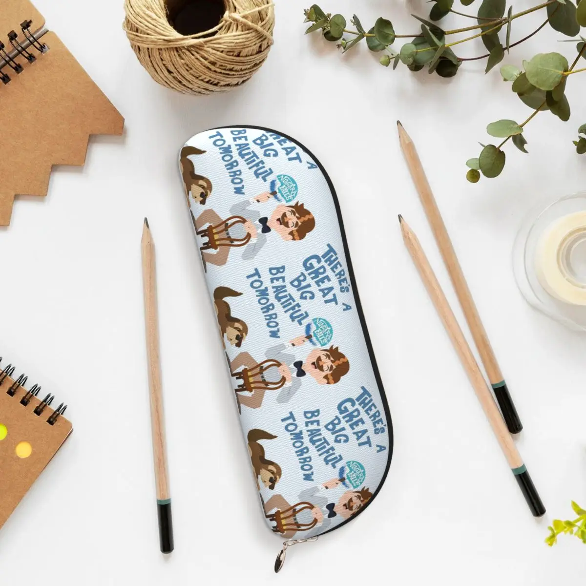 Man Has A Dream Pencil Cases Pen Holder Storage Stationery Supplies Large Storage Pen Box Pencil Bag for Boys Girls Gifts