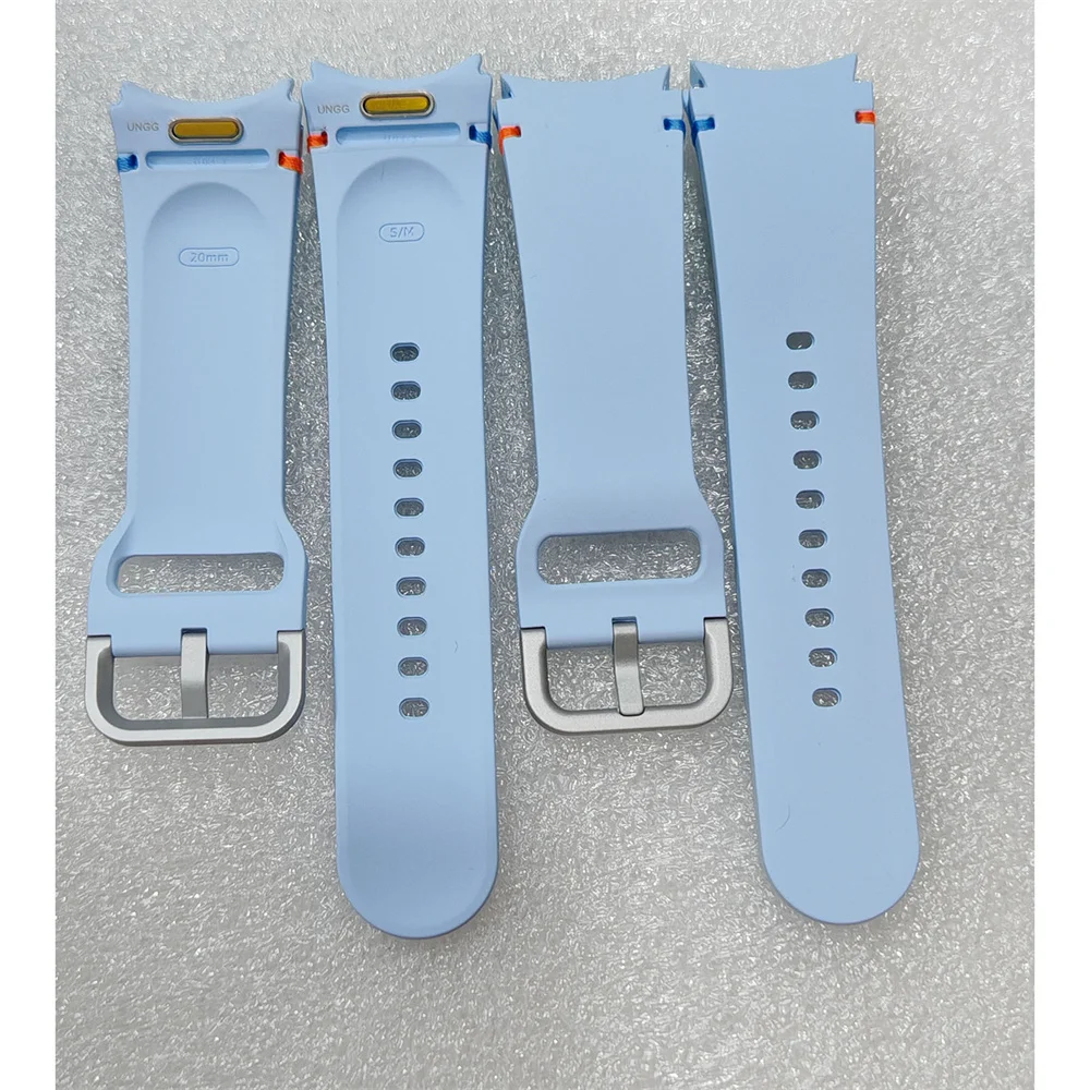 Per Samsung Galaxy Watch 7 cinturino in tinta unita sport e Fitness Smartwatch riparazione parti di ricambio cinturino taglia S/M o M/L