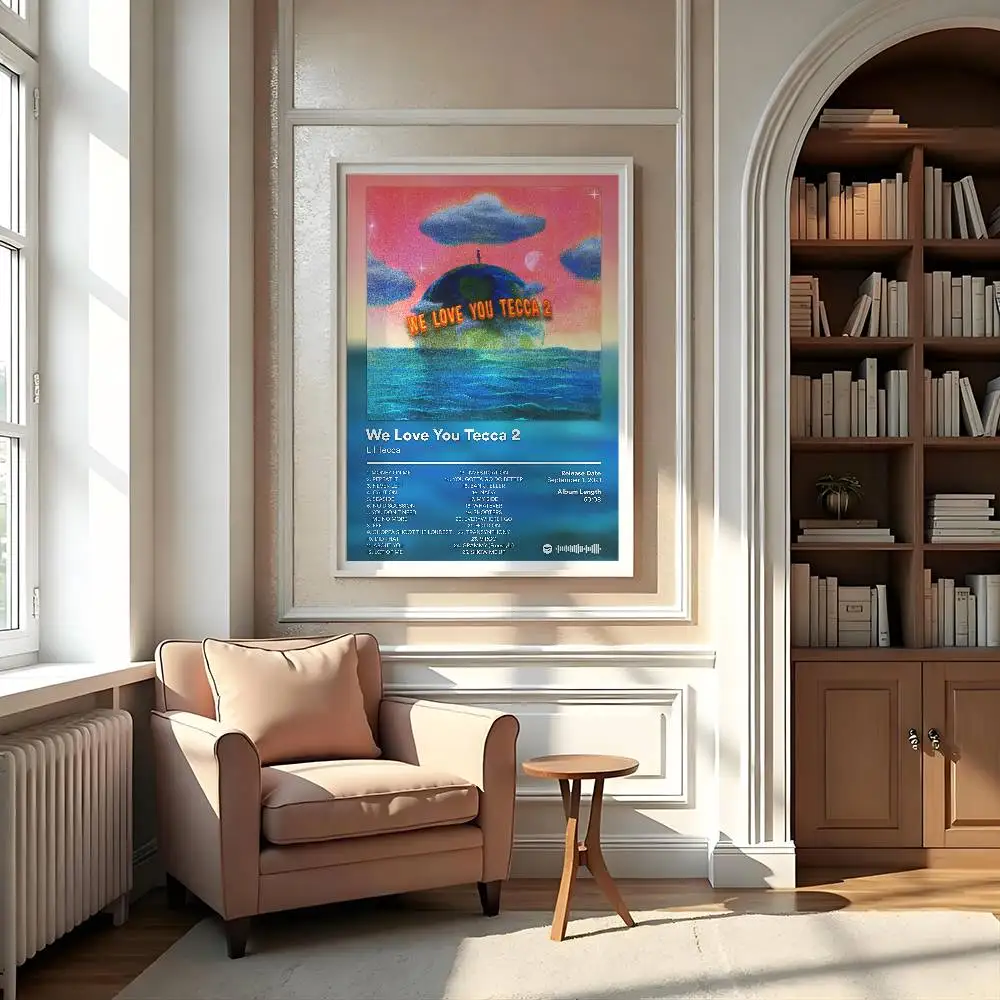 مغني الراب ليل تيكا ألبوم المشارك لزجة جدار الفن الطباعة مقاوم للماء غرفة المعيشة المنزلي غرفة نوم بار ديكور جمالي