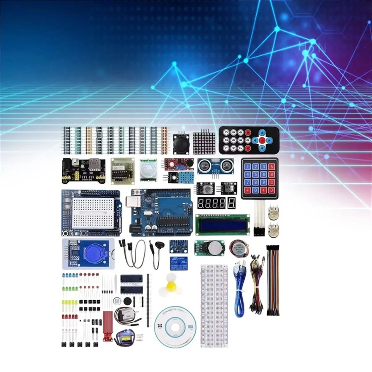 NEW FACTORY~RFID Development Board Kit Maker Kit for R3 Super Development Board Beginner'S Basic Version US PLUG