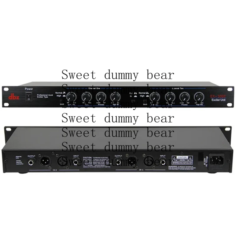 

EX-3000 Voice Beautification Exciter - Professional Audio Stage Microphone Gain Front Effects Processor