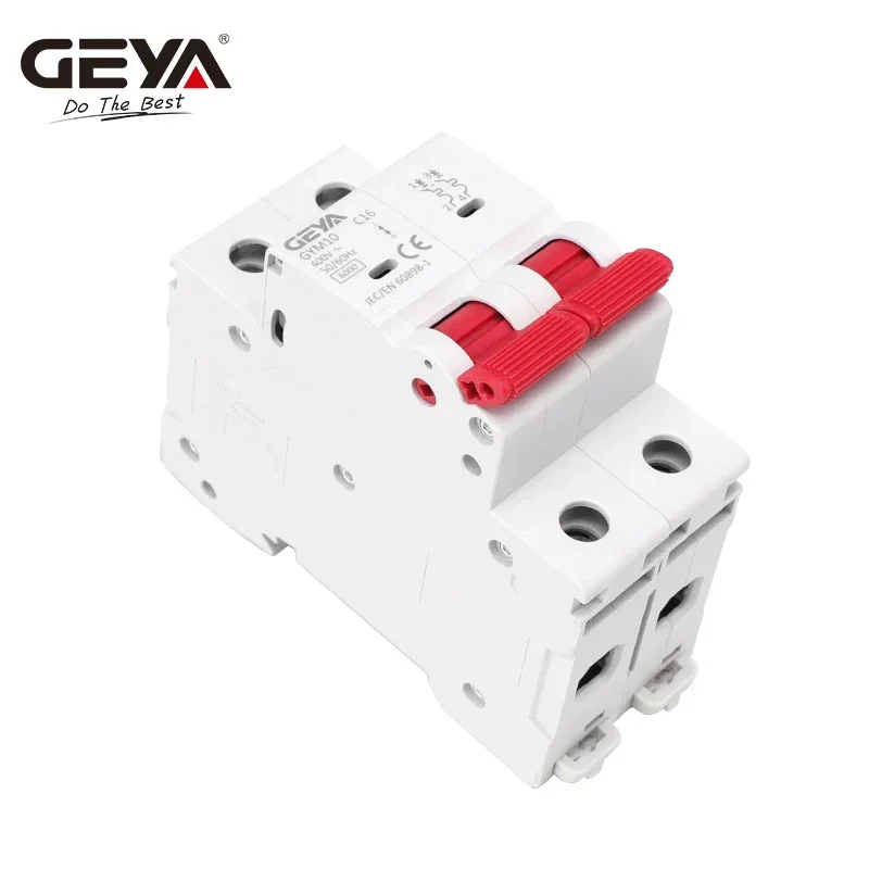 GEYA GYM10 AC MCB 2Pole 6A 10A 16A 20A 25A 32A 40A 50A 63A 220V/400V Mini автоматический выключатель C Curve 6KA CE CB Утверждено