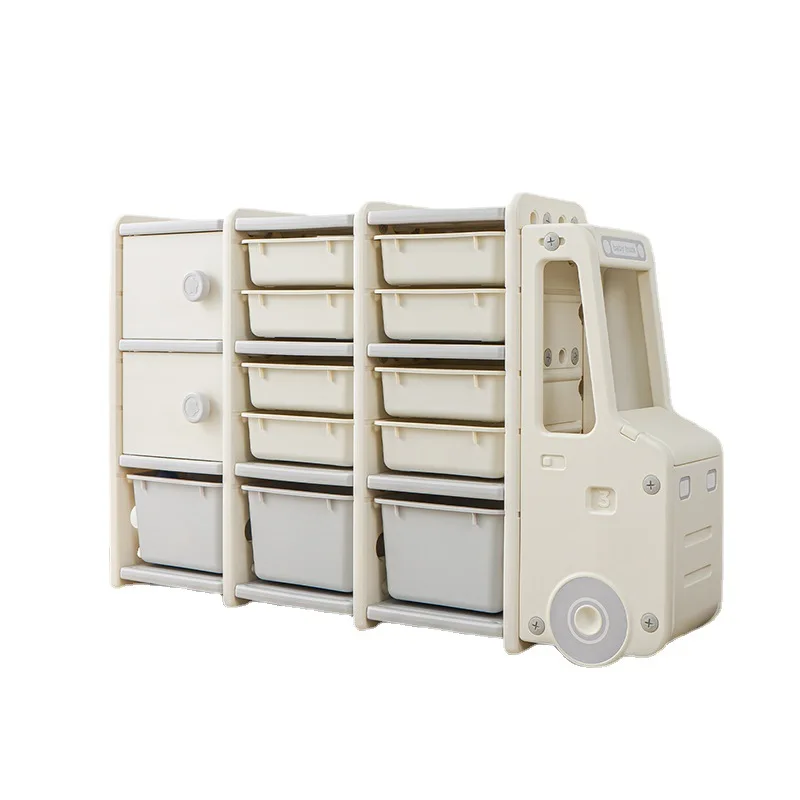 

Children's toy storage rack Storage cabinet Large capacity multi-layer rack Storage cabinet Baby finishing cabinet