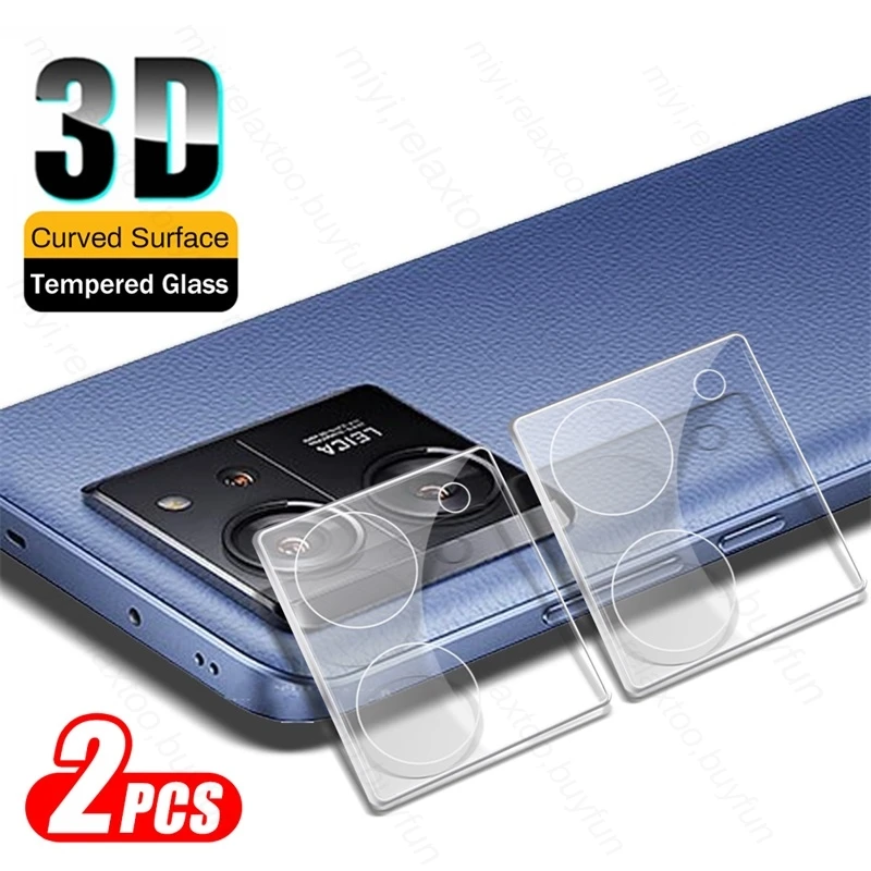 2PCS Back Camera Protective Glass For Xiaomi 13T Pro 5G 3D Tempered Glass Rear Lens Cover on Xiomi Xiaomy Mi 14T Mi13T Xiaomi13T