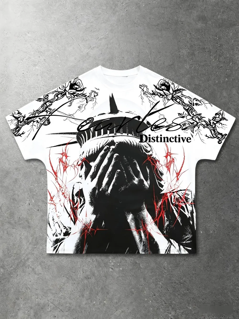 2026 Summer Men's T-shirt with 3D Print Breathable Lightweight Casual Roller Skating Hip-Hop Style Men's T-shirt