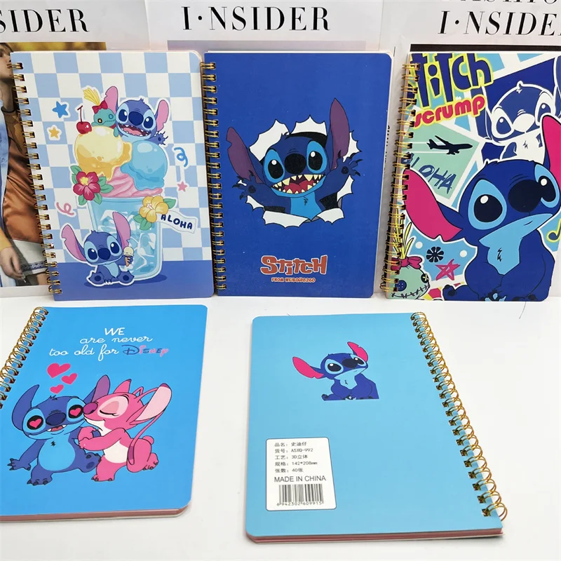 10pcs/lot Disney Stitch Memo Pad Sticky Note Kawaii Notebook Stationery Label Notepad Post Office School Supplies