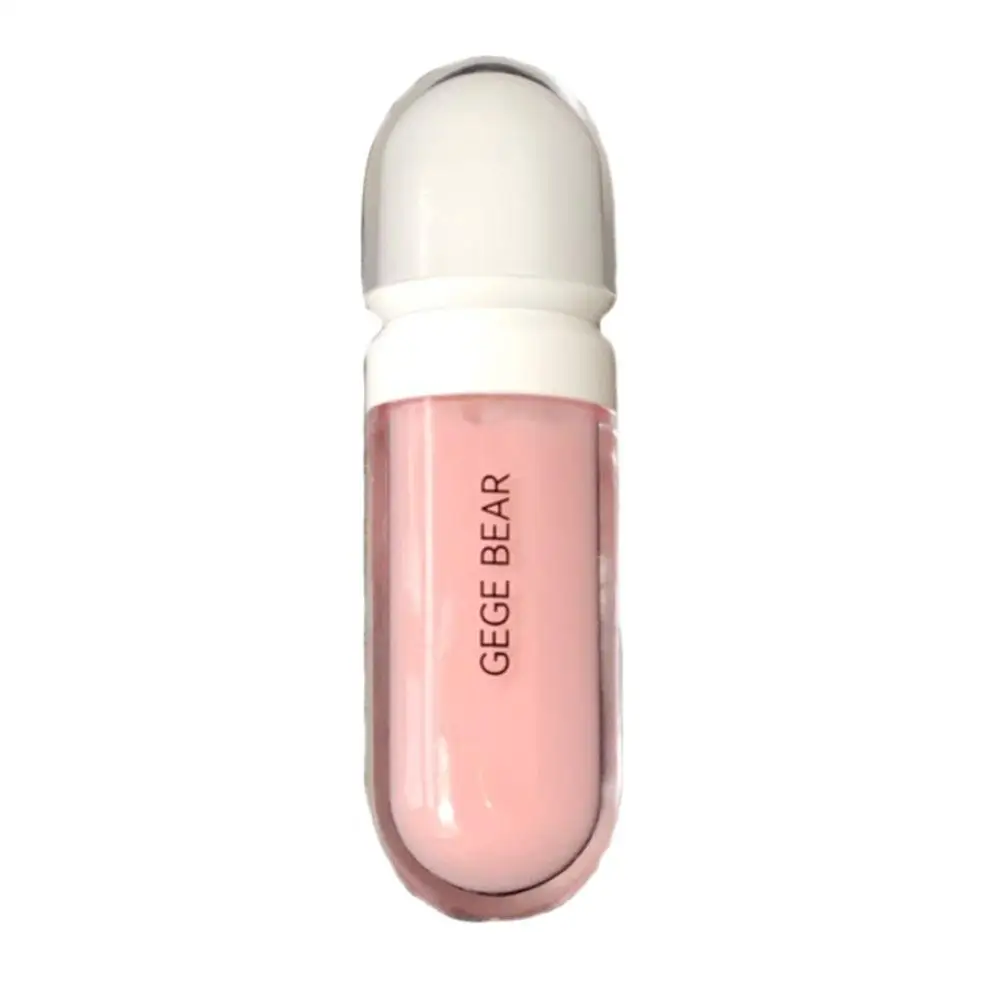 Transparente Lippen pumpe Flüssigkeit feuchtigkeit spendende Lip gloss Tooty Lippen Gelee Trocken creme lang anhaltende Lippen Make-up Glasur Grundlinien r s9k5