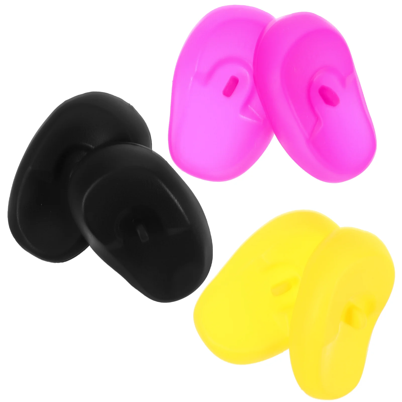 

3 Pairs Silicone Ear Covers for Hair Dyeing Shower Protector Anti Water Reusable Salon Beauty Process Heat Baking Oil Treatment