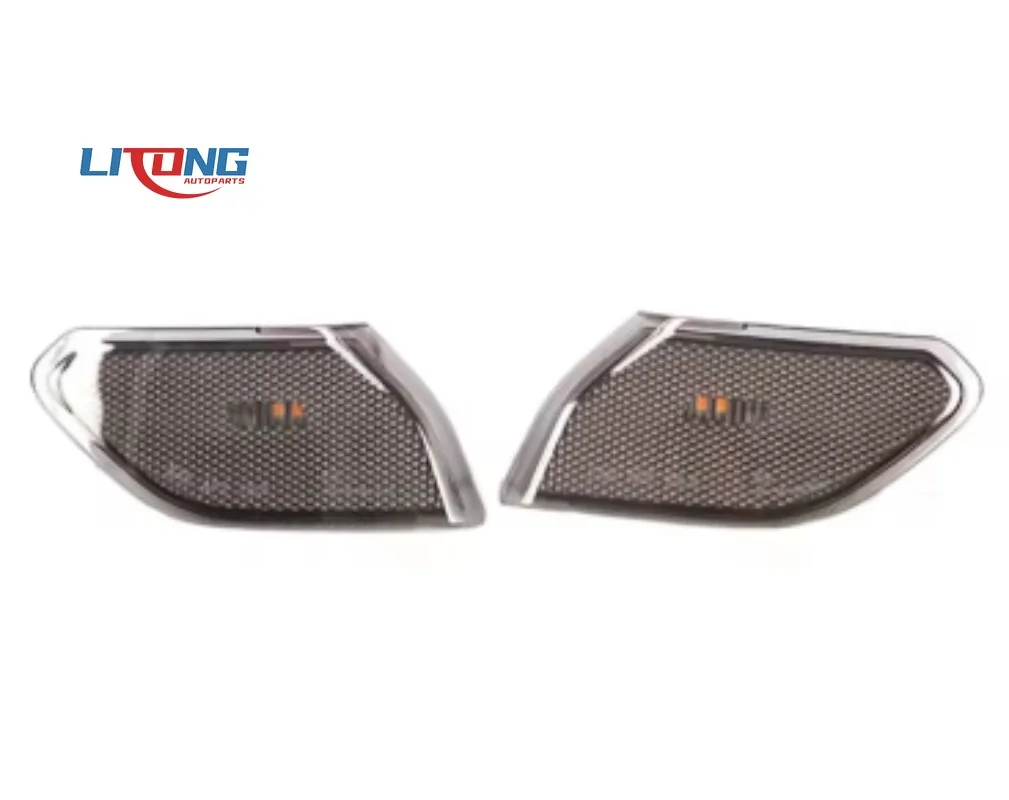 

2 Pcs Car Front Mudguard LED Side Marker Light Wheel Eyebrow Light for Jeep Wrangler JL 2018-2022