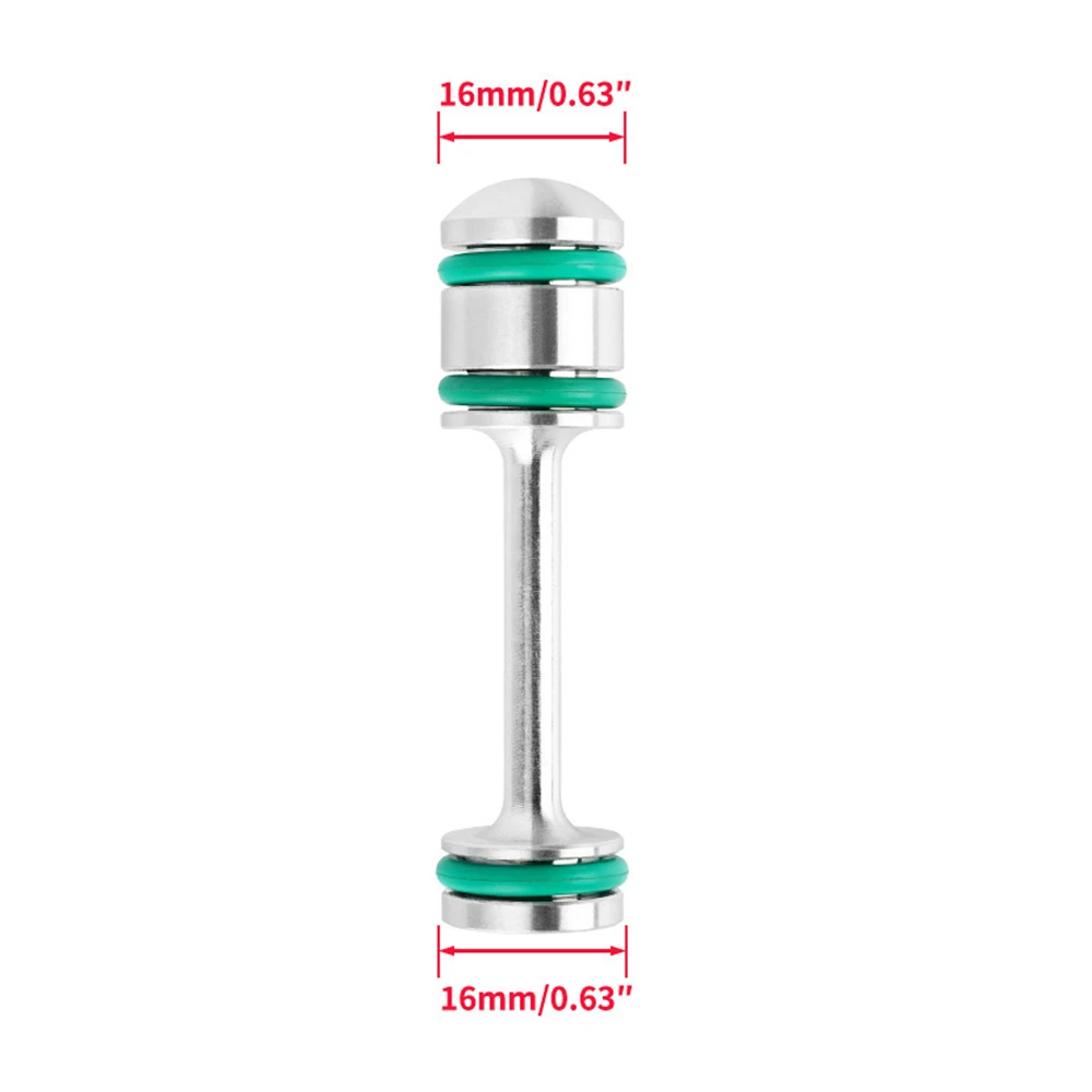 

​Aluminum Oil Diverter Barbell for GM Gen III & IV Engines LS1 LS3 LS2 LS6 L92 L99 L33 LQ4 LQ9 4.8L 3 O-rings，1 Barbell