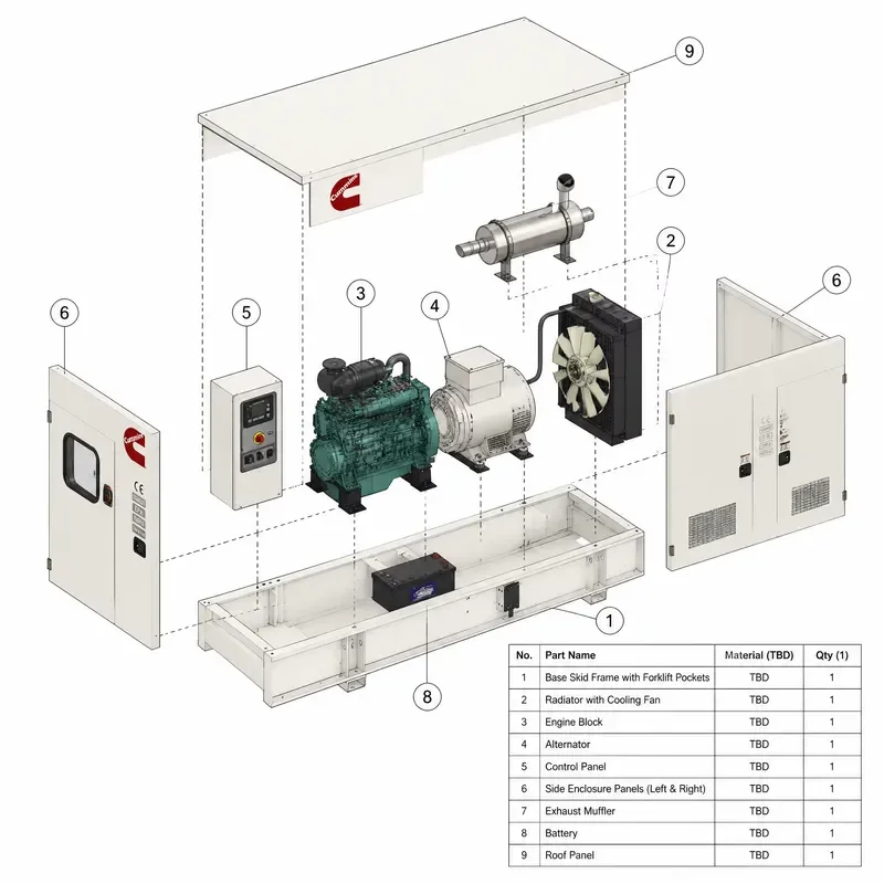 Generator Set Weichai 500KW 50/60Hz Three-phase AC Super Silent Mobile Type Auto Start ATS 800KVA 1000KW Fully