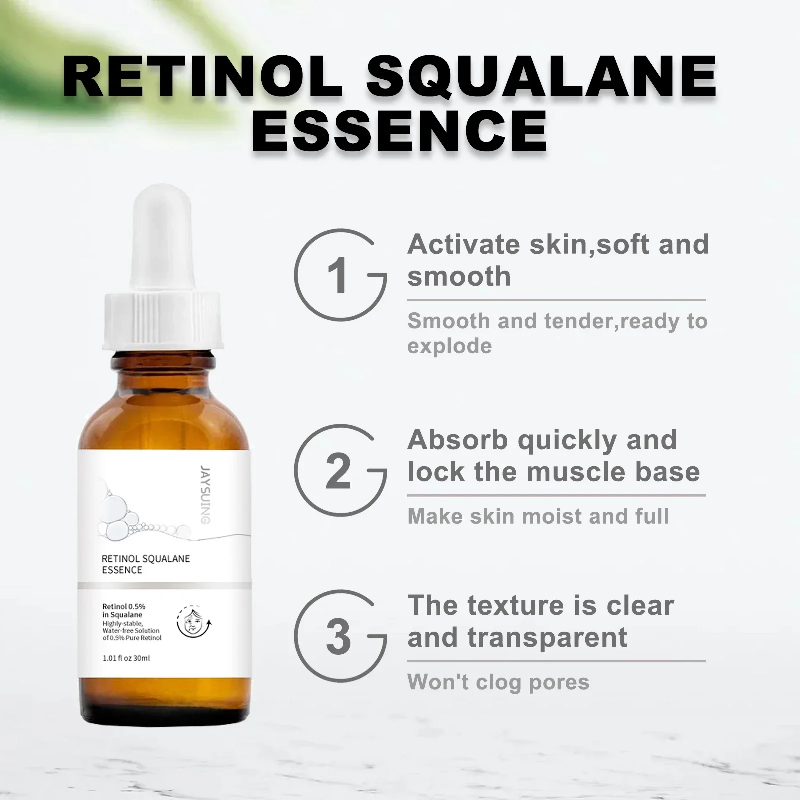 Deep Moisturizing Firm Facial Essence Skin Care Retinol Ordinary Serum Fade Fine Lines Wrinkle Spots Lifting Brightening Skin