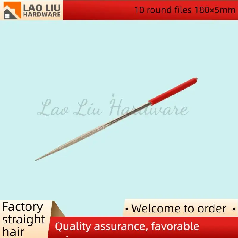 

180×5mm File Kit Diamond/Shaping/Round Great for Woodworking—Sculpts Curved Wooden Surfaces & Polishes Solid Wood Craft Details