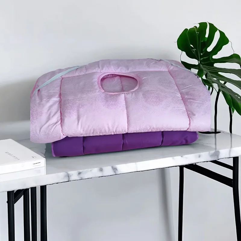 Thicken Bed Cushion Non-Slip Spa Bed Padding Massage Table Pad Soft Mattress Topper with Hole for Tattoo Table Beauty Salon Bed