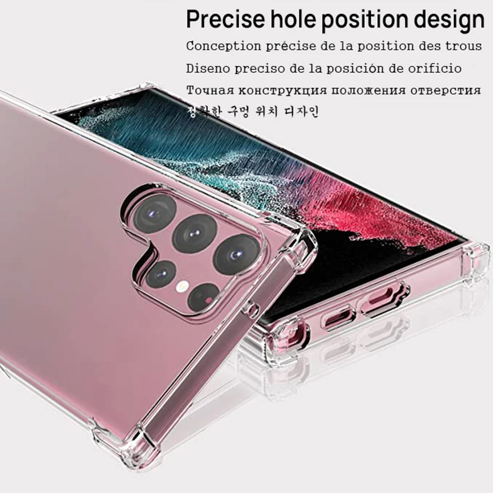 Luxury Shockproof Clear Case For Huawei P50 P40 P30 P20 Lite Nova 5T 9 Honor X8 70 60 50 20 10i Magic 4 Pro Silicone Soft Cover