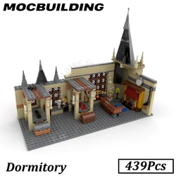 Dormitory Diorama Common Room Model MOC Building Blocks Bricks DIY Construction Toys Birthday Gifts Christmas Present