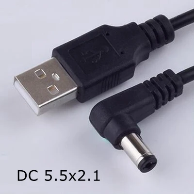 ADT-Link 電源ケーブル USB to DC 4.0mm x 1.7mm 2.0x0.6mm 2.5x0.7mm 3.5x1.35mm 5.5x2.1mm 5.5x2.5 2A 5V充電器用コネクタケーブル