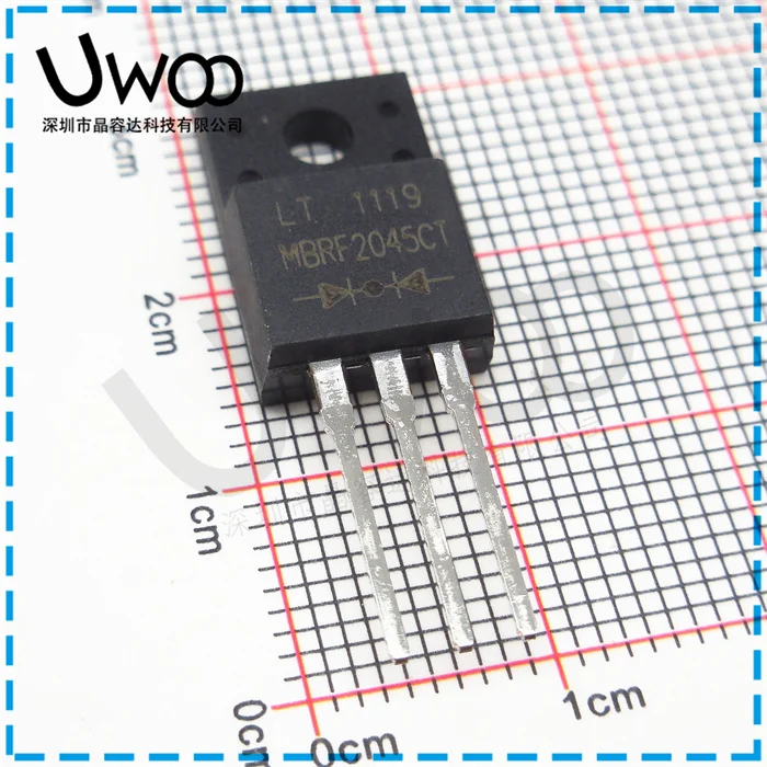 100% Original Nouveau MBRF2045CT MBR2045 TO220 MBRF2060CT 2060CT TO-220F 20A 60V