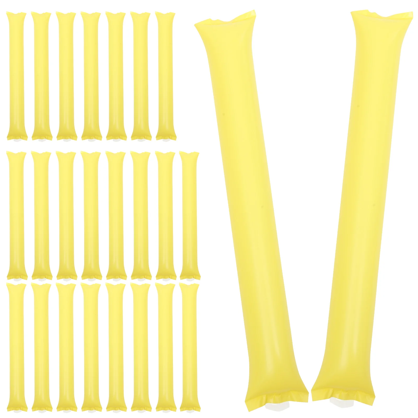 40 szt. Nadmuchiwane pałeczki kibica, instrumenty do wywoływania hałasu, materiał PE, akcesoria na imprezy sportowe, koncerty, festiwale, pałeczki nadmuchiwane.