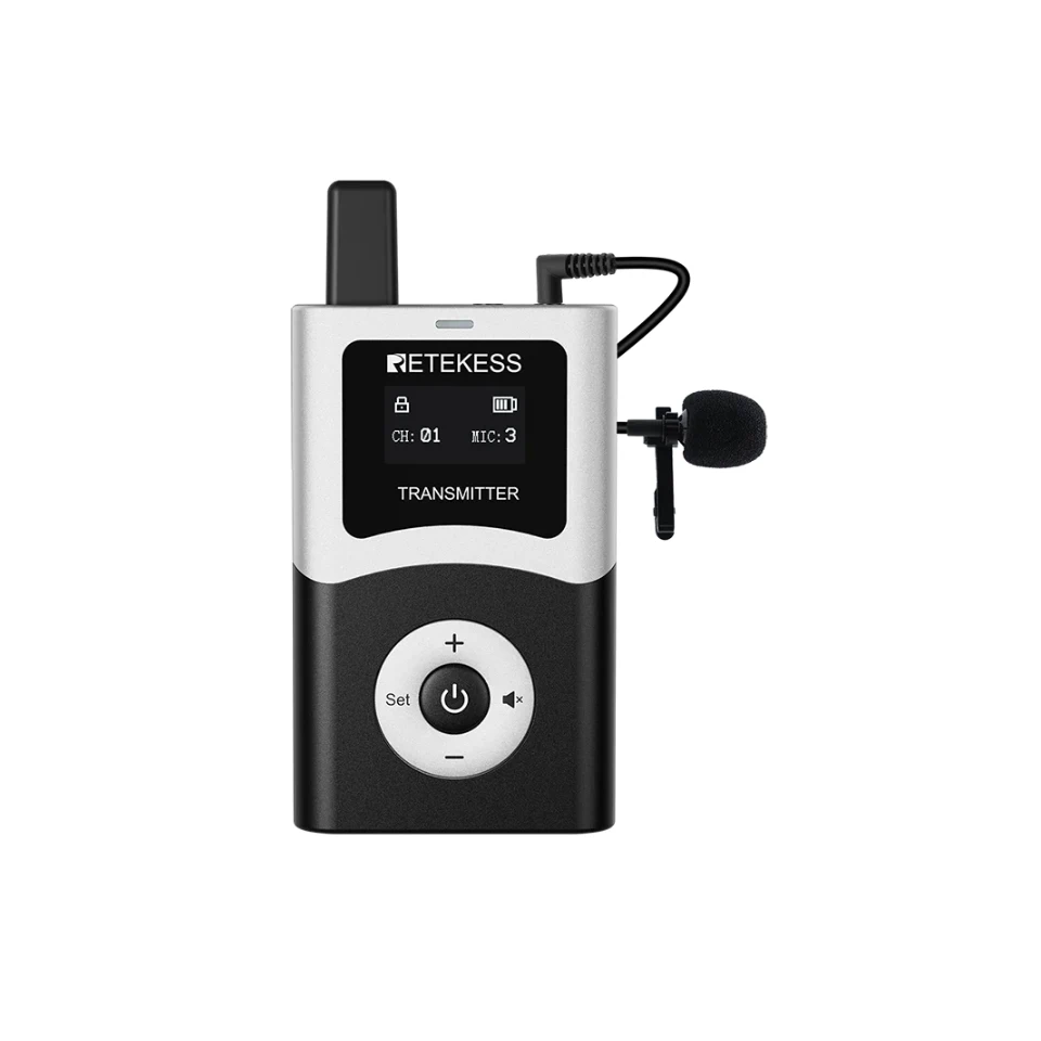 RETEKESS T130U UHF Tourguide-System Drahtloses Audio-Führungssystem Mikrofon-Funk-Sender und -Empfänger für Tourismus, Konferenzen und Fabriken – Detail 21