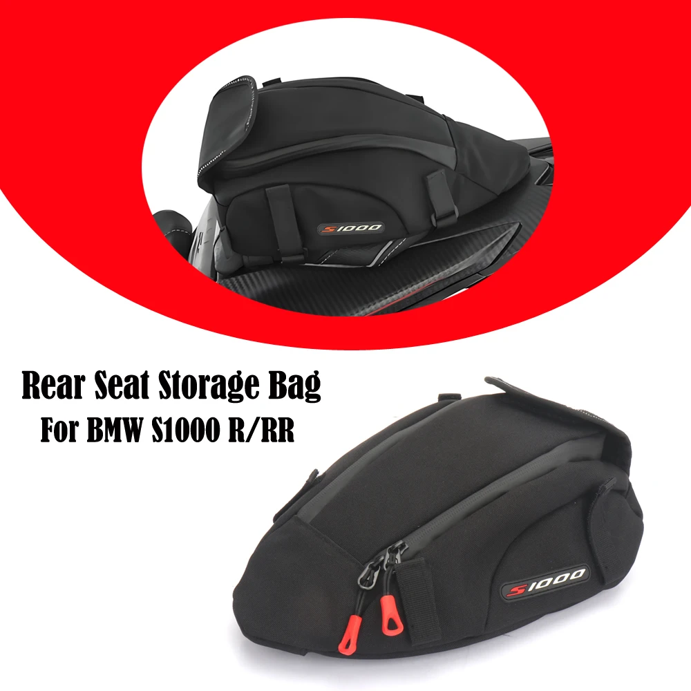 Motorcycle Back Seat Storage Bag, Sports Saddle Bag For BMW S1000RR S1000R M 1000RR M 1000R 2011-2024