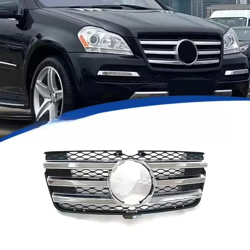 

X-T For 2010-2012 Benz GL320 GL350 GL450 GL500 GL550 (X164) Front Upper Bumper Center Grille Radiator 1648802785