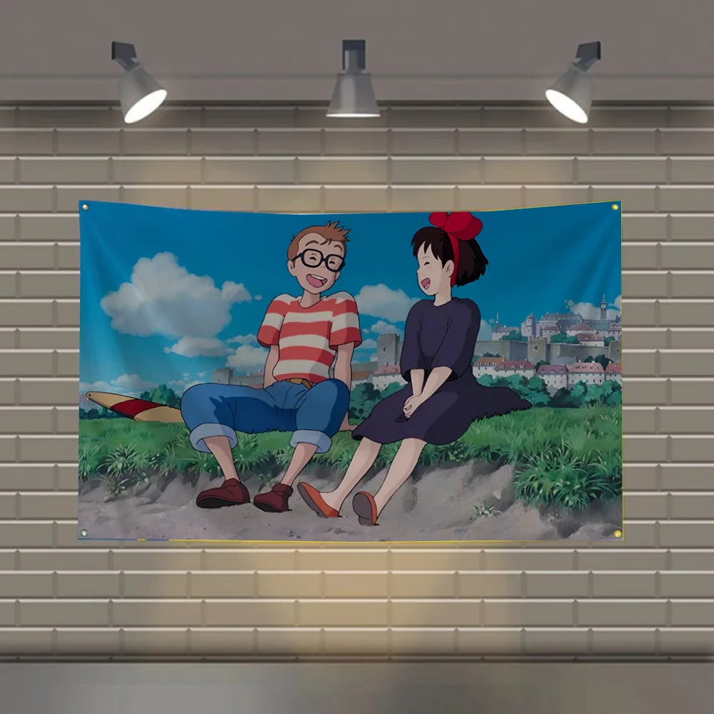 

1 шт., баннеры с четырьмя отверстиями в японском стиле