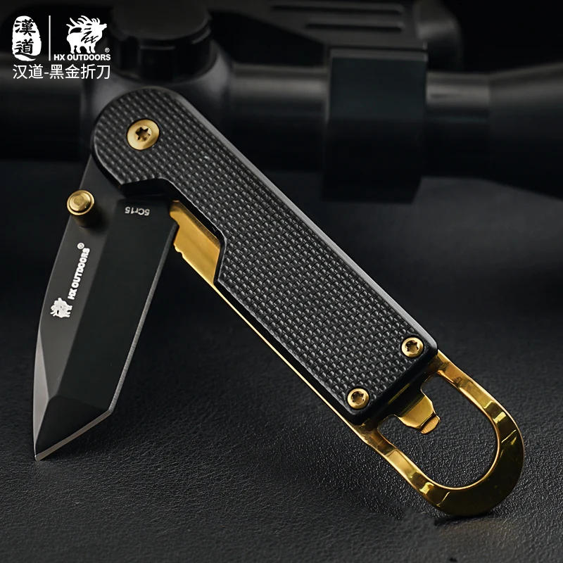 HX Outdoors Pocket Knife ,Folding Knife ,Hunting Survival Knives ,Multi Knives G10 Handle EDC Tools Dropshipping