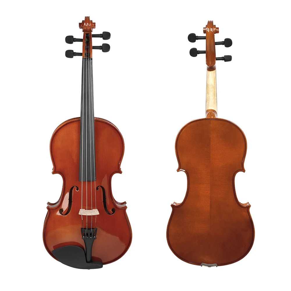 Viola 16 Inch Natural Solid Acoustic Viola Professional Performance Case Bow Shoulder Rest Cloth Music Instrument Accessories