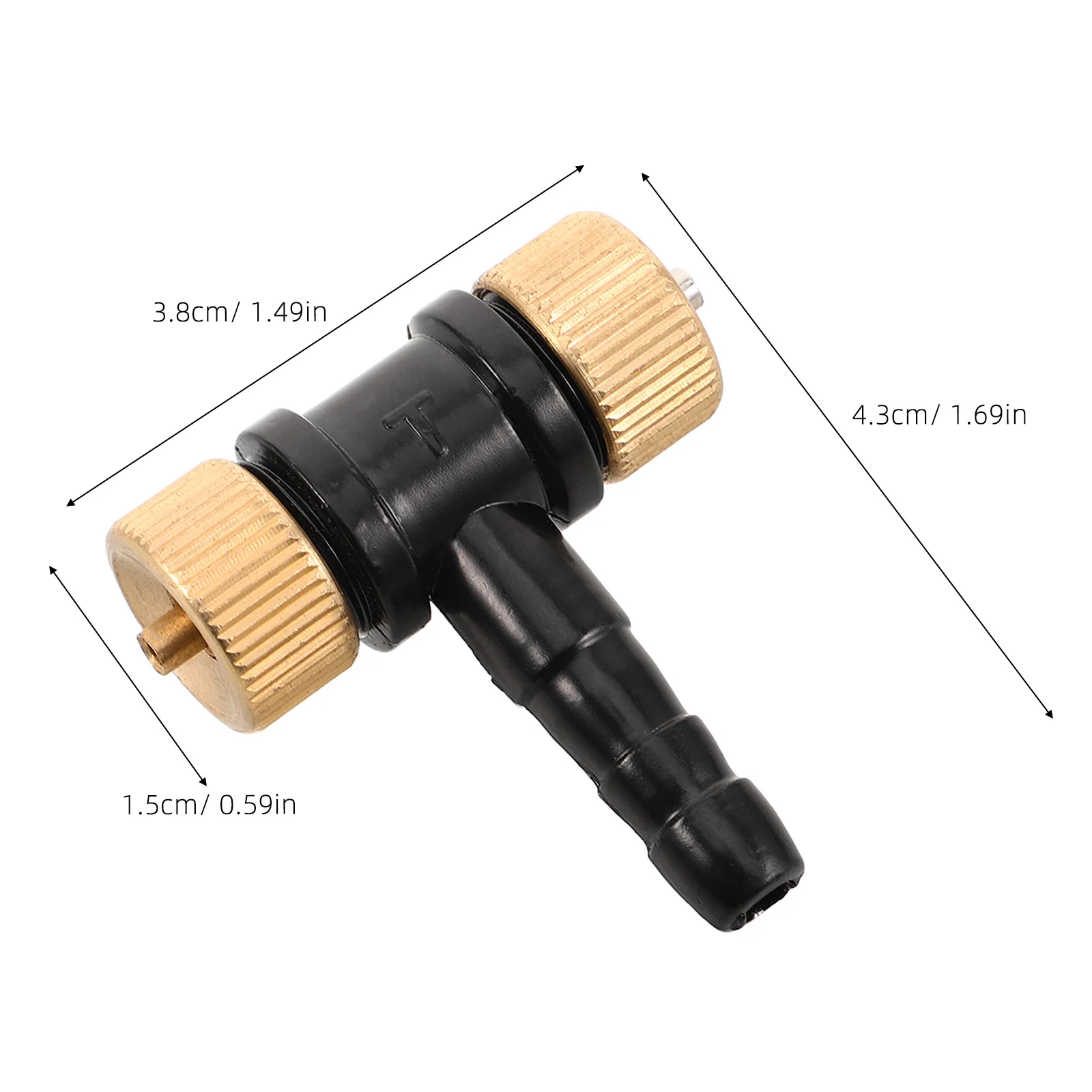 Адаптер сопла для накачивания шин автомобиля и мотоцикла с двойной головкой, Т-образный металлический воздушный насос, быстроразъемные поворотные фитинги, герметичные