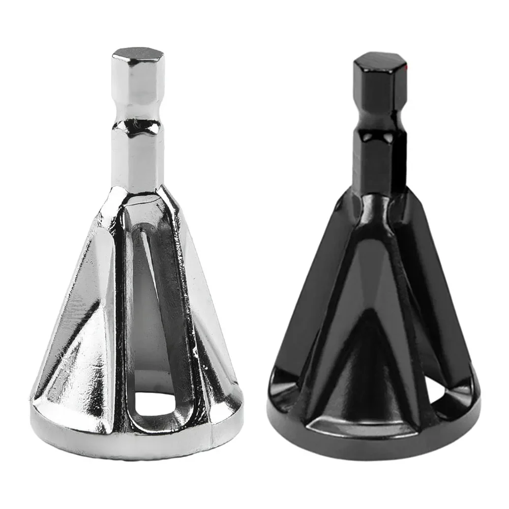 

Remove Burr Chamfer Tool 1/4'' Hex Shank 2pcs CR12MOV Chamfer Tool Deburring External Drill Bit High Hardness