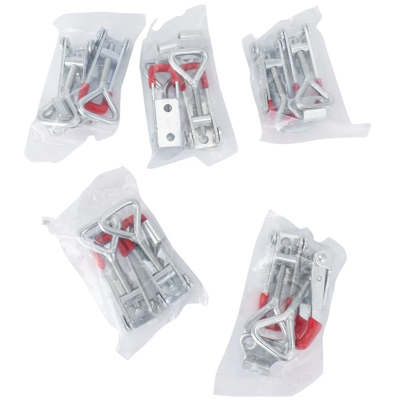 Регулируемый зажим с перекидной защелкой в упаковке PORK-10, удерживающая способность 150 кг, сверхмощный быстроразъемный защелка 4001, тумблерный зажим