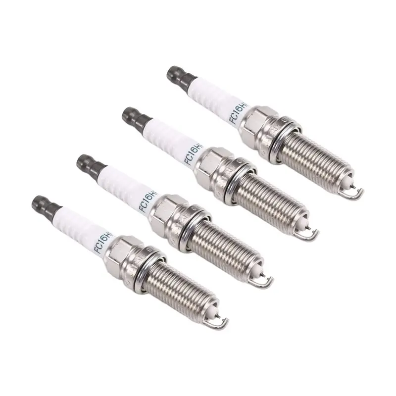 ABQB-4Pcs 90919-01289 FC16HR-Q8 Dual Spark Plug For Toyota UX250H/200 Corolla RAV4 Camry Avalon Sienta Spade Vitz Vios