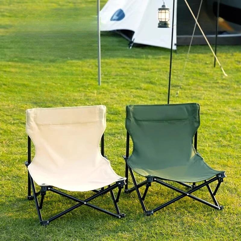 

Fishing Folding Camping Chair Lightweight Relaxing Camping Chair Backrest Supplies Travel Silla De Campamento Camping Furniture