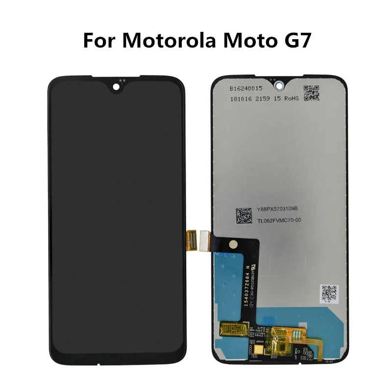 Original For Motorola Moto G7 XT1962 LCD G7 Play Display Touch Screen Digiziter Assembly For Moto G7 Power XT1952 XT1955 G7 Plus