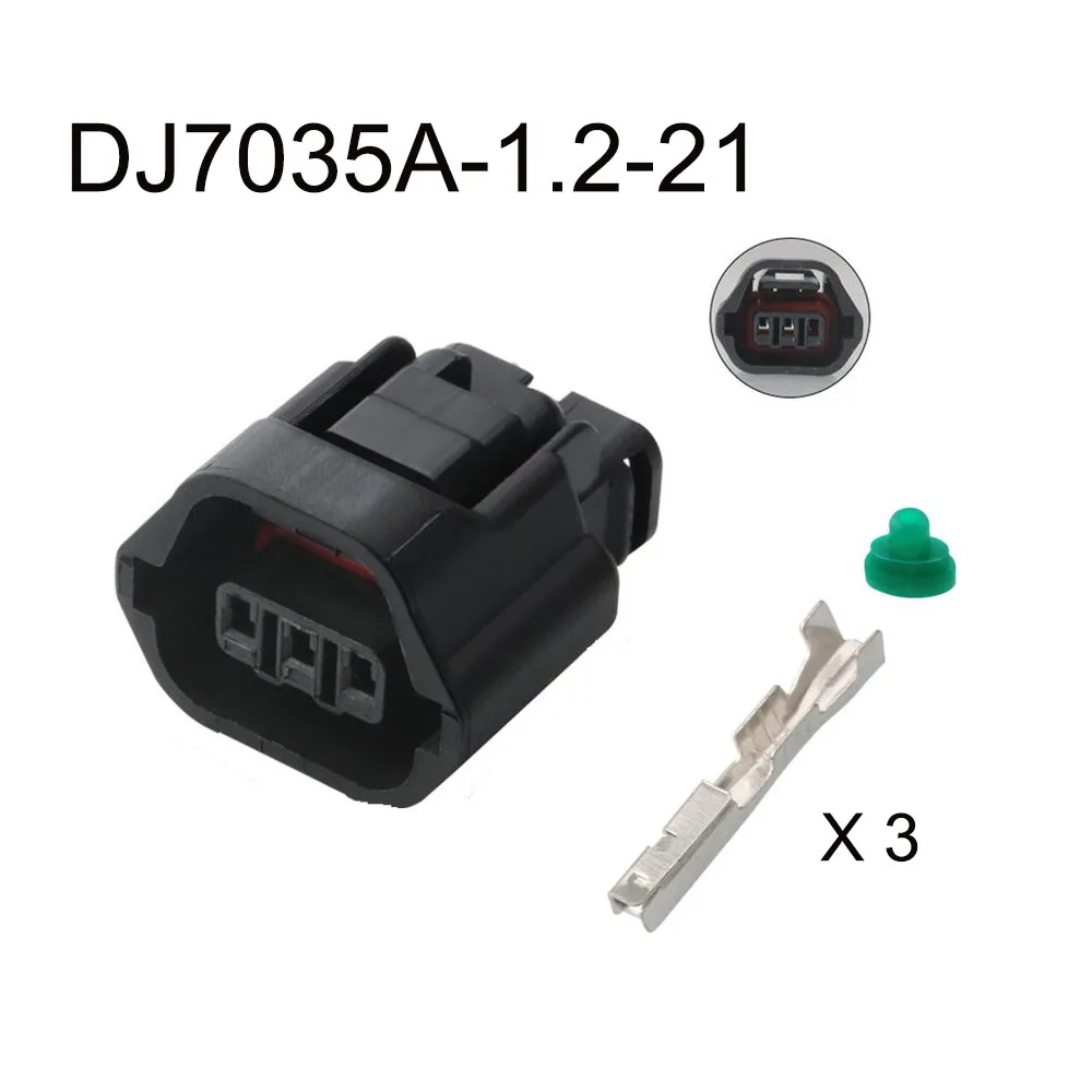 Imagem -02 - Conector de Cabo Impermeável Automático Plugue Automotivo Soquete Masculino Família Terminal Seal Pin Dj7035a1.2-11 21 100set