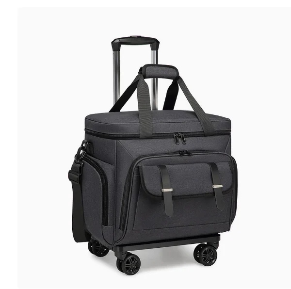 

Large Capacity Rolling Teacher Bag Teacher's Rolling Handbag with Detachable Wheels Trolley Wheels Travel Suitcase with Wheels